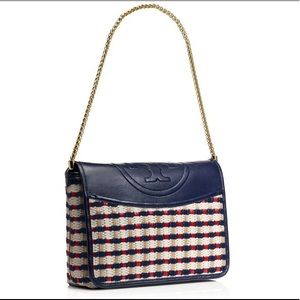 Tory Burch Soft Straw Multi Shoulder Bag